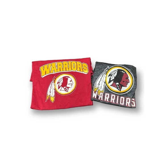 No Brand Other - 2 Shirt Bundle- Washington Warriors T-Shirts Size‎ - XL Bundle